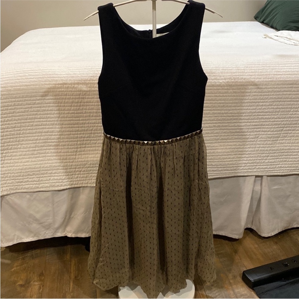 Christopher Dean bubble hem dress with studs